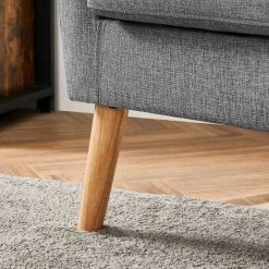 VASAGLE Relaxliege »LAC005G01 LAC005M01«, Loungesessel, mit Sitzkissen, Beine aus Massivholz, modern, für Wohnzimmer, Büro Beige, Grau -Vasagleaus Geschaft adaeb39e 9418 46f8 b0cf 09b057b596e8