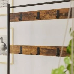 VASAGLE Garderobenständer »HSR41«, Kleiderständer mit Schuhablagen, vintage Grau, Walnussbraun 31 VASAGLE Garderobenständer »HSR41«, Kleiderständer mit Schuhablagen, vintage Grau, Walnussbraun -Vasagleaus Geschaft b08715f4 0551 4067 8768 675df75f64a2