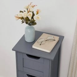 VASAGLE Badkommode »LHC40W LHC040G01«, Badezimmerschrank, Badschrank, weiß Grau, Wei&szlig; -Vasagleaus Geschaft b310c118 ca39 4449 b29e 80350000d90a