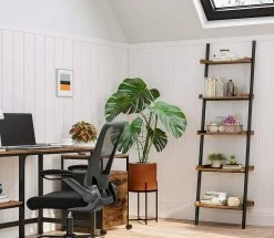 VASAGLE Standregal »LLS047B01«, Bücherregal, Leiterregal, Wandregal, vintage -Vasagleaus Geschaft b40cca65 18d5 4c66 9b8e 71e32276b0ba