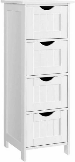 VASAGLE Badkommode »LHC40W LHC040G01«, Badezimmerschrank, Badschrank, weiß Grau, Wei&szlig; -Vasagleaus Geschaft b455ea42 a08c 4024 89b1 60475a83466e