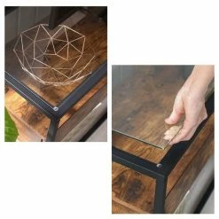 VASAGLE Lowboard »LTV051B01«, TV-Regal, Fernsehtisch, Couchtisch, Glastisch, vintage -Vasagleaus Geschaft b525b10d 66a8 4815 875a 35a3d84bffc6