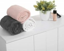 VASAGLE Kommode »BBK42WT«, Badezimmerschrank, Beistellschrank, Flurschrank, weiß -Vasagleaus Geschaft b55b6488 36fb 4c97 be14 7f5d6342b118