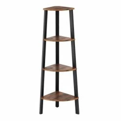 VASAGLE Eckregal »LLS35X LLS34X LLS034M01«, Standregal, Bücherregal, Leiterregal, Industrie-Design Greige-Schwarz, Vintage -Vasagleaus Geschaft b5959378 52bf 4230 95db 460d9163ed2a