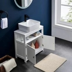 VASAGLE Waschbeckenunterschrank »BBC301W01« Badezimmerschrank, Aufbewahrungsschrank, 60 x 30 x 60 cm, weiß -Vasagleaus Geschaft b83679d6 198e 4eb5 a721 ae5cd9d9c3e0