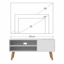 VASAGLE Lowboard »LTV09 LTV120«, Retro TV-Regal, Fernsehtisch, Fernsehschrank, 110/120 x 40 x 49 cm Greige, Vintage, Weiß 69 VASAGLE Lowboard »LTV09 LTV120«, Retro TV-Regal, Fernsehtisch, Fernsehschrank, 110/120 x 40 x 49 cm Greige, Vintage, Weiß -Vasagleaus Geschaft b91325e4 9fcc 435d a606 7c2da0195d7b