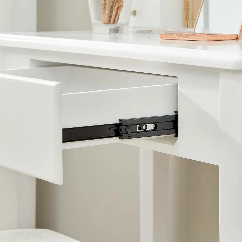 VASAGLE Schminktisch »RDT151W01«, Frisiertisch, Kosmetiktisch, mit 10 dimmbare Glühbirnen, gepolsterter Hocker 9 VASAGLE Schminktisch »RDT151W01«, Frisiertisch, Kosmetiktisch, mit 10 dimmbare Glühbirnen, gepolsterter Hocker – Bild 7