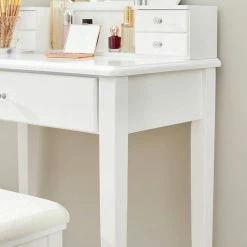 VASAGLE Schminktisch »RDT151W01«, Frisiertisch, Kosmetiktisch, mit 10 dimmbare Glühbirnen, gepolsterter Hocker 16 VASAGLE Schminktisch »RDT151W01«, Frisiertisch, Kosmetiktisch, mit 10 dimmbare Glühbirnen, gepolsterter Hocker -Vasagleaus Geschaft b9c797b7 e0f5 445e a0a2 de64ae8e1063