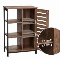 VASAGLE Sideboard »LSC74BX LSC74GD«, Küchenschrank mit 3 offenen Ablagen, Stahlgestell, vintage Braun 29 VASAGLE Sideboard »LSC74BX LSC74GD«, Küchenschrank mit 3 offenen Ablagen, Stahlgestell, vintage Braun -Vasagleaus Geschaft bb2851d2 7890 4a57 8075 7133ead55a67