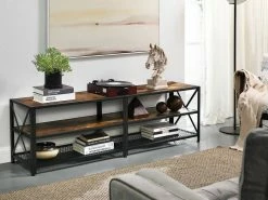 VASAGLE Lowboard »LTV094 / 095B01«, TV-Schrank, Fernsehtisch, TV-Regal, mit Ablagen, Stahlgestell, vintage -Vasagleaus Geschaft bd2b635b 66d8 4ddd b0db fd7cd5fc44f8