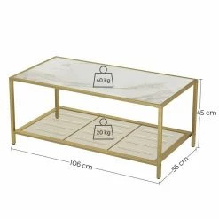 VASAGLE Couchtisch »LGT21G«, Beistelltisch, Glastisch, Sofatisch mit Metallgestell, Hartglas, Ø 84 cm, rund, stabil Gold, Schwarz 47 VASAGLE Couchtisch »LGT21G«, Beistelltisch, Glastisch, Sofatisch mit Metallgestell, Hartglas, Ø 84 cm, rund, stabil Gold, Schwarz -Vasagleaus Geschaft bf98c22b 4927 4d52 9371 a78f00adbfd1