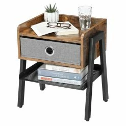 VASAGLE Nachttisch »LET64X«, Beistelltisch, Nachtschrank, Ablage mit herausnehmbarer Stoffschublade 15 VASAGLE Nachttisch »LET64X«, Beistelltisch, Nachtschrank, Ablage mit herausnehmbarer Stoffschublade -Vasagleaus Geschaft c01e3009 8bb7 4644 a41c dbf7a82b1169