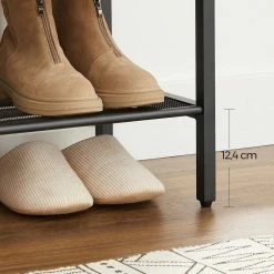 VASAGLE Schuhregal »LBS022B01«, Schuhregal, für 14 Paar Schuhe, erhöhte Seitenkanten, Industriestil, vintage -Vasagleaus Geschaft c4fbb889 be9d 41c1 8823 a04d11225e26