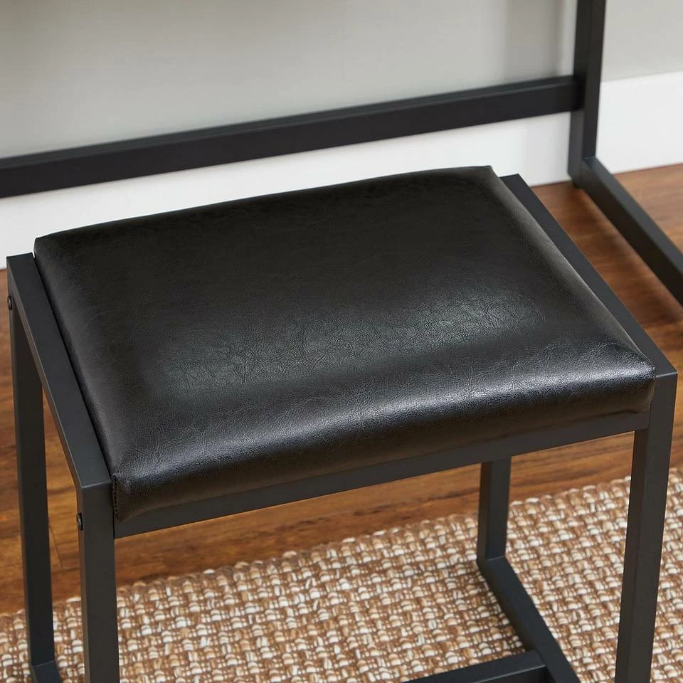 VASAGLE Schminktisch »RVT004B01«, Frisiertisch, Kosmetiktisch mit 3-teiligem Klappspiegel und Hocker, 3 Schubladen, Föhnhalter 9 VASAGLE Schminktisch »RVT004B01«, Frisiertisch, Kosmetiktisch mit 3-teiligem Klappspiegel und Hocker, 3 Schubladen, Föhnhalter – Bild 7