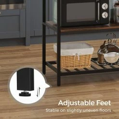 VASAGLE Küchenregal »KKI01BX«, Kücheninsel, mit 3 Regalablagen, großer Arbeitsplatte, vintagebraun-schwarz 12 VASAGLE Küchenregal »KKI01BX«, Kücheninsel, mit 3 Regalablagen, großer Arbeitsplatte, vintagebraun-schwarz -Vasagleaus Geschaft c923bb53 1859 46af acbf f62f8a0af5d3