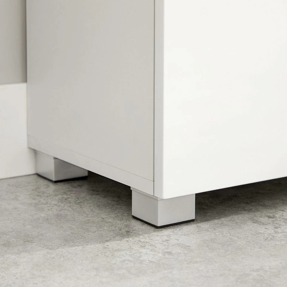 VASAGLE Badkommode »BBK140W01«, Badezimmerschrank, Sideboard mit Schublade, Badezimmer, Flur, 60 x 30 x 80 cm, weiß 12 VASAGLE Badkommode »BBK140W01«, Badezimmerschrank, Sideboard mit Schublade, Badezimmer, Flur, 60 x 30 x 80 cm, weiß – Bild 10