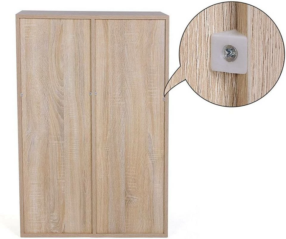 VASAGLE Raumteiler »LBC203 LBC24«, Würfelregal, Bücherschrank, freistehend, als Dekoration, Wohnzimmer, Schlafzimmer, Kinderzimmer Eiche Hell, Weiß, Vintage 33 VASAGLE Raumteiler »LBC203 LBC24«, Würfelregal, Bücherschrank, freistehend, als Dekoration, Wohnzimmer, Schlafzimmer, Kinderzimmer Eiche Hell, Weiß, Vintage – Bild 31