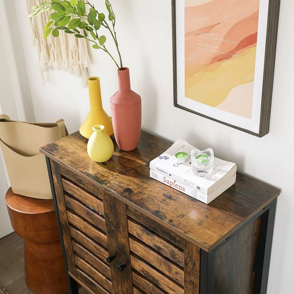 VASAGLE Sideboard »LSC77BX«, Sideboard, Küchenschrank, vintage 6 VASAGLE Sideboard »LSC77BX«, Sideboard, Küchenschrank, vintage – Bild 4