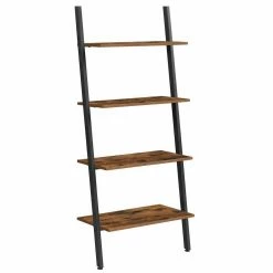 VASAGLE Standregal »LLS43BX LLS043B02«, Leiterregal, Wandregal mit 4 Ebenen, Bücherregal, Wohnzimmer, Küche, vintage Grau 24 VASAGLE Standregal »LLS43BX LLS043B02«, Leiterregal, Wandregal mit 4 Ebenen, Bücherregal, Wohnzimmer, Küche, vintage Grau -Vasagleaus Geschaft cd47eb55 a7e1 481d b46b 2a089393ca2a