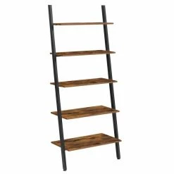 VASAGLE Standregal »LLS46BX«, Leiterregal, Bücherregal mit 5 Ebenen, Wandregal, Wohnzimmer, Küche, stabil, vintage -Vasagleaus Geschaft cd4d6757 b088 4387 bf60 1bb3d2624763
