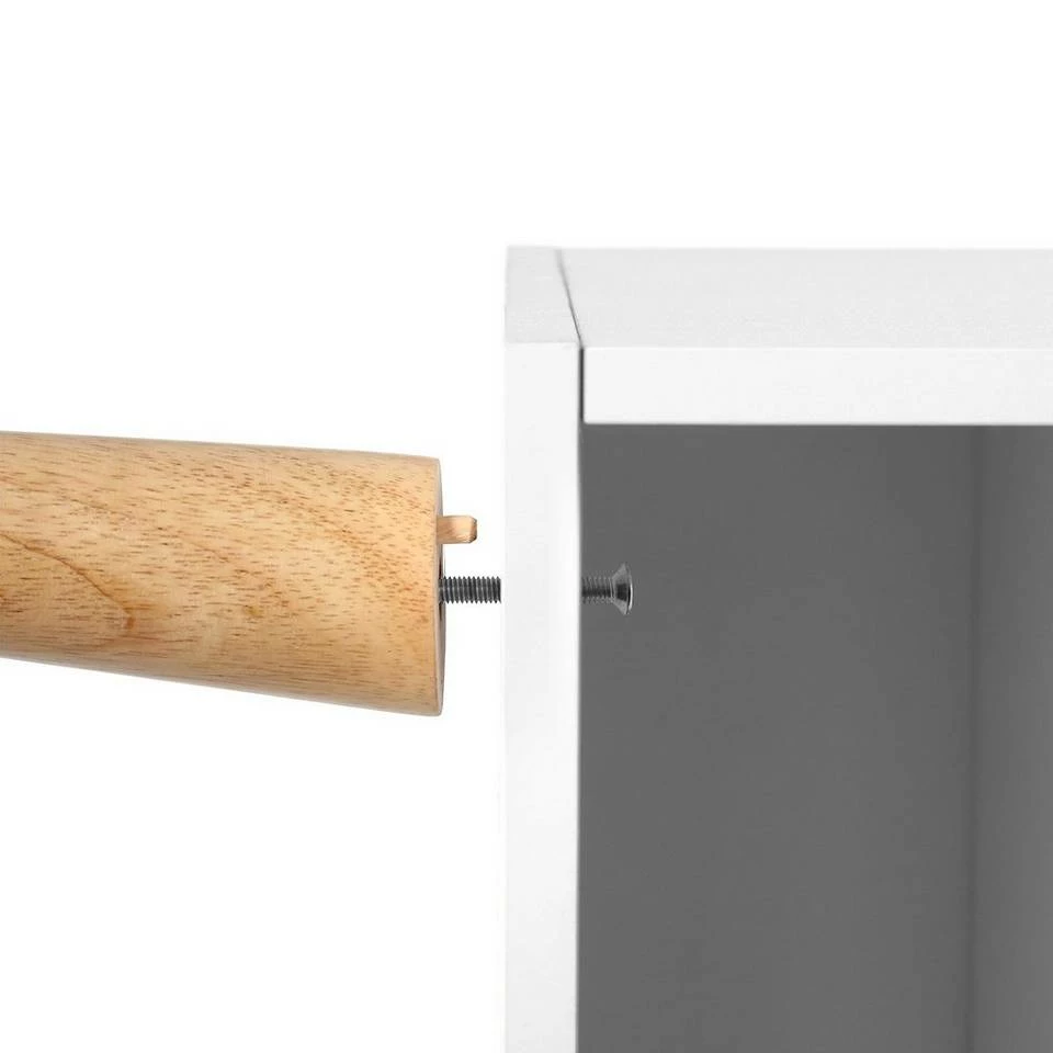 VASAGLE Lowboard »LTV09 LTV120«, Retro TV-Regal, Fernsehtisch, Fernsehschrank, 110/120 x 40 x 49 cm Greige, Vintage, Weiß 34 VASAGLE Lowboard »LTV09 LTV120«, Retro TV-Regal, Fernsehtisch, Fernsehschrank, 110/120 x 40 x 49 cm Greige, Vintage, Weiß – Bild 32