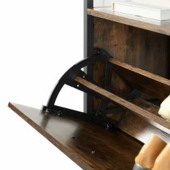 VASAGLE Schuhschrank »LBS101B01« Schuhregal, mit 3 Klappen, Schuhablage, für 15-18 Paar Schuhe, vintage -Vasagleaus Geschaft d5e3d078 c82d 4df2 ba5e ad10a527e8ba