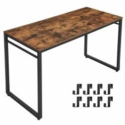 VASAGLE Schreibtisch »LWD59X LWD58X«, Computertisch, Bürotisch mit 8 Haken, Arbeitszimmer, einfacher Aufbau, Metall, vintage -Vasagleaus Geschaft d64f6162 c90e 476a 97f6 c26ff46abcc3