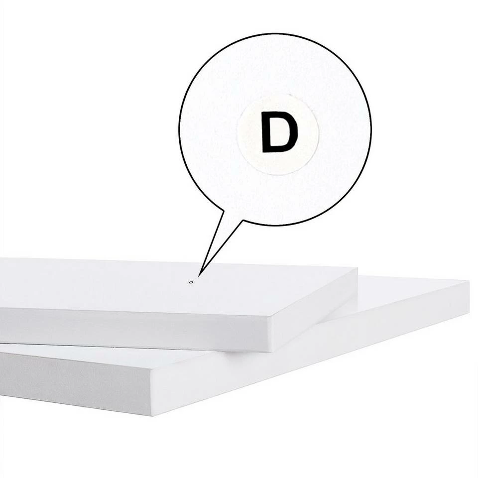 VASAGLE Bücherregal »LBC42WT«, 4 Ebenen Eckregal, 129,5cm, Standregal, für Küche, Schlafzimmer, Wohnzimmer, Büro, weiß 8 VASAGLE Bücherregal »LBC42WT«, 4 Ebenen Eckregal, 129,5cm, Standregal, für Küche, Schlafzimmer, Wohnzimmer, Büro, weiß – Bild 6