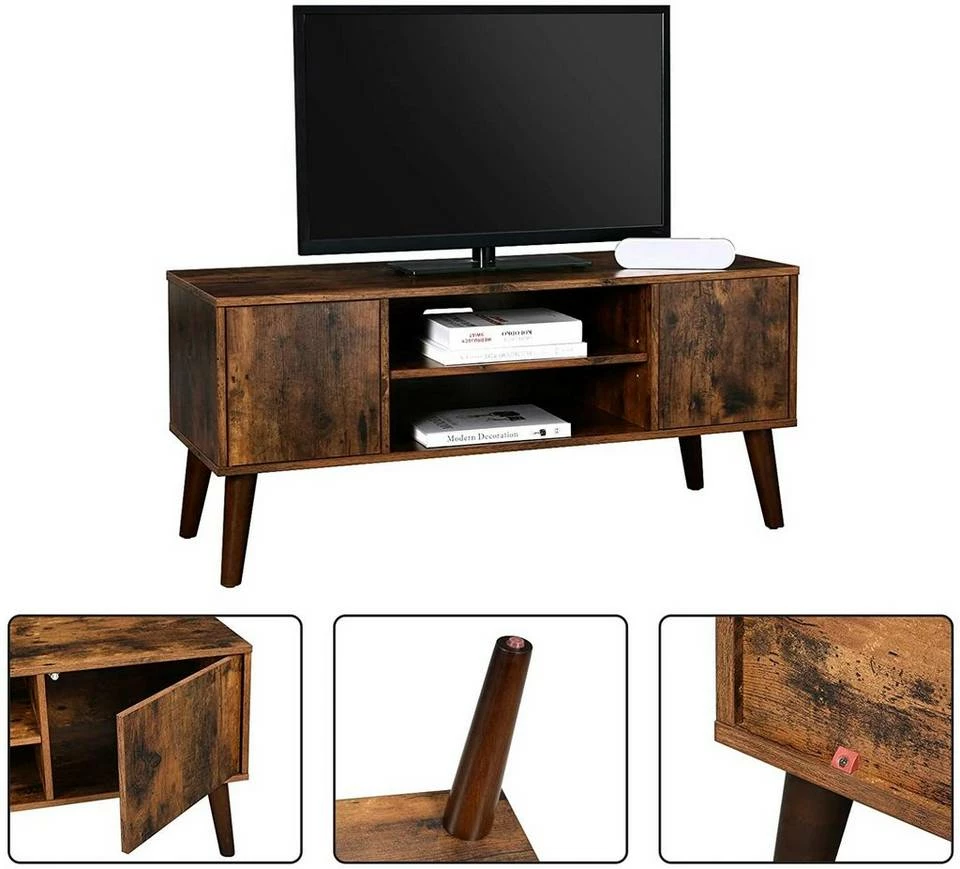VASAGLE Lowboard »LTV08BX«, TV-Schrank, Fernsehtisch, Fernsehschrank, vintage 7 VASAGLE Lowboard »LTV08BX«, TV-Schrank, Fernsehtisch, Fernsehschrank, vintage – Bild 5