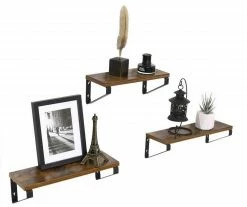 VASAGLE Wandregal »LWS33BX«, Schweberegal, Hängeregal, 3er Set, vintage -Vasagleaus Geschaft d8ec35e1 e0f7 42b0 8014 d7f4c058180f