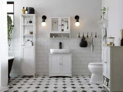 VASAGLE Spiegelschrank »LHC002« Badschrank, Hängeschrank, zimmer, weiß 6 VASAGLE Spiegelschrank »LHC002« Badschrank, Hängeschrank, zimmer, weiß -Vasagleaus Geschaft d98d84e2 1f95 4b4c a9f1 e3299cf189e4