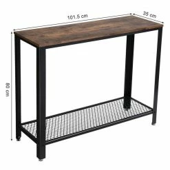 VASAGLE Konsolentisch »LNT80X LNT86X«, Konsolentisch, Beistelltisch, Flurtisch, vintage Vintage-schwarz 29 VASAGLE Konsolentisch »LNT80X LNT86X«, Konsolentisch, Beistelltisch, Flurtisch, vintage Vintage-schwarz -Vasagleaus Geschaft da06be4e a04a 47dc b1cf a405c9fad698