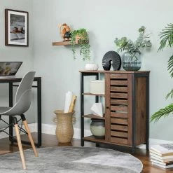 VASAGLE Sideboard »LSC74BX LSC74GD«, Küchenschrank mit 3 offenen Ablagen, Stahlgestell, vintage Braun 24 VASAGLE Sideboard »LSC74BX LSC74GD«, Küchenschrank mit 3 offenen Ablagen, Stahlgestell, vintage Braun -Vasagleaus Geschaft db2f443c ed1f 49d4 a1af 4c57a7af2ae3