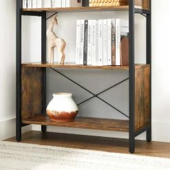 VASAGLE Bücherregal »LBC073B01«, Standregal, 5 Ebenen, Gitter-Rückwand, Wohnzimmer, Schlafzimmer, vintage -Vasagleaus Geschaft dcf66167 2c17 4ef4 b519 0466b4bb96b8