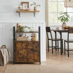 VASAGLE Badkommode »LSC602B01«, Küchenschrank, Badschrank, Beistellschrank mit Ablage, Industrie-Design, vintage -Vasagleaus Geschaft dfc8289f 6b3a 4ea1 a128 c0b7db2db6ff