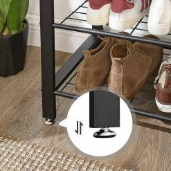 VASAGLE Garderobenständer »HSR41«, Kleiderständer mit Schuhablagen, vintage Grau, Walnussbraun 39 VASAGLE Garderobenständer »HSR41«, Kleiderständer mit Schuhablagen, vintage Grau, Walnussbraun -Vasagleaus Geschaft e304594a 37ed 4496 8d09 f08178cd347e