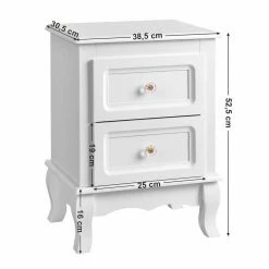 VASAGLE Nachttisch »RDN012«, 2 Stück Beistellschränke, Beine aus Kiefernholz, weiß 18 VASAGLE Nachttisch »RDN012«, 2 Stück Beistellschränke, Beine aus Kiefernholz, weiß -Vasagleaus Geschaft e540e510 be97 454c ba2c 4fadaef17e49