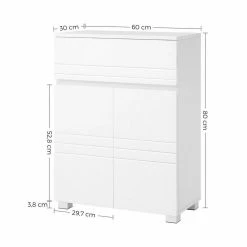 VASAGLE Badkommode »BBK140W01«, Badezimmerschrank, Sideboard mit Schublade, Badezimmer, Flur, 60 x 30 x 80 cm, weiß 17 VASAGLE Badkommode »BBK140W01«, Badezimmerschrank, Sideboard mit Schublade, Badezimmer, Flur, 60 x 30 x 80 cm, weiß -Vasagleaus Geschaft e80fa126 ed68 40f0 80b4 4d5195e38d93