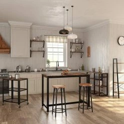 VASAGLE Wandregal »LCR01BX«, Hängeregal, 2er Set, 60 x 20 x 33 cm (L x B x H), Industrie-Design -Vasagleaus Geschaft e917a857 5ace 4892 83cb 8ccc6607b456