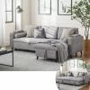 VASAGLE Schlafsofa »LCS801«, Bettsofa mit Stauraum, Ecksofa, mit Becherhalter, einfache Montage, 223 x 142 x 88 cm (L x B x H), modern Dunkelgrau, Hellgrau 1 VASAGLE Schlafsofa »LCS801«, Bettsofa mit Stauraum, Ecksofa, mit Becherhalter, einfache Montage, 223 x 142 x 88 cm (L x B x H), modern Dunkelgrau, Hellgrau -Vasagleaus Geschaft e9c3d83d cdbb 44d2 bae3 606f3399a822