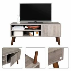 VASAGLE Lowboard »LTV09 LTV120«, Retro TV-Regal, Fernsehtisch, Fernsehschrank, 110/120 x 40 x 49 cm Greige, Vintage, Weiß 39 VASAGLE Lowboard »LTV09 LTV120«, Retro TV-Regal, Fernsehtisch, Fernsehschrank, 110/120 x 40 x 49 cm Greige, Vintage, Weiß -Vasagleaus Geschaft eaaae347 68dc 4099 aaa7 81783688ce89