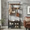 VASAGLE Garderobenständer »HSR400B01«, Garderobe, Schuhregal, mit Sitzfläche und 9 abnehmbaren Haken, 2 Gitterablagen 1 VASAGLE Garderobenständer »HSR400B01«, Garderobe, Schuhregal, mit Sitzfläche und 9 abnehmbaren Haken, 2 Gitterablagen -Vasagleaus Geschaft eb6b70a7 7628 4794 8709 75aae38ee96b