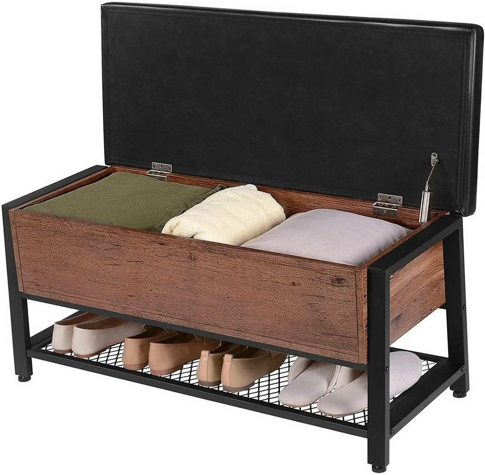 VASAGLE Sitzbank »LSB47BX LSB047B03«, Sitzbank, Eisen, vintage Haselnussbraun 18 VASAGLE Sitzbank »LSB47BX LSB047B03«, Sitzbank, Eisen, vintage Haselnussbraun – Bild 16