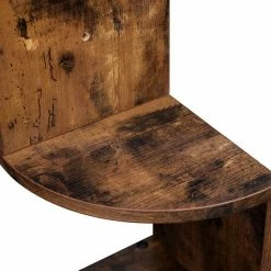 VASAGLE Bücherregal »LBC20BX LBC20WT LBC20BY LBC20BK LBC020M01«, Eckregal, Wandregal mit 5 Ablagen, Schlafzimmer, Wohnzimmer, weiß Grau, Nussbaumfarben, Schwarz, Vintage, Weiß -Vasagleaus Geschaft ef3581e9 ff29 420b 9107 694af974a754