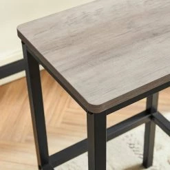 VASAGLE Barhocker »LBC65X LBC065B02«, 2er Set Barstühle, für Küche, Wohnzimmer, Esszimmer, Industrie-Design Greige, Vintage -Vasagleaus Geschaft f09a80d8 e354 4957 aadc 45e6fc408887