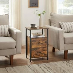 VASAGLE Nachttisch »LET521B01«, Beistelltisch, mit 2 Schubladen, Industrie-Design, vintage 11 VASAGLE Nachttisch »LET521B01«, Beistelltisch, mit 2 Schubladen, Industrie-Design, vintage -Vasagleaus Geschaft f12c6e9a 104b 49b4 8674 96ad8a83e793