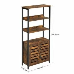 VASAGLE Bücherregal »LBC029B01«, Bücherschrank, Aufbewahrungsschrank, Schlafzimmer, 66 x 30 x 148,9 cm, vintage 19 VASAGLE Bücherregal »LBC029B01«, Bücherschrank, Aufbewahrungsschrank, Schlafzimmer, 66 x 30 x 148,9 cm, vintage -Vasagleaus Geschaft f15e03c5 9a79 4a32 b652 d9ccba4589ee