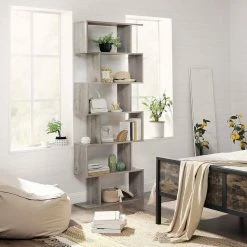 VASAGLE Bücherregal »LBC61BX LBC61WT LBC061M01 LBC41BX«, Standregal, Würfelregal, 4 Fächer, vintage Grau, Wei&szlig; -Vasagleaus Geschaft f72ae9df b68e 433c 88ab a86c3163a8ef