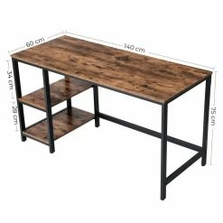 VASAGLE Schreibtisch »LWD55X«, Computertisch, Bürotisch, Wohnzimmer, vintagebraun-schwarz 15 VASAGLE Schreibtisch »LWD55X«, Computertisch, Bürotisch, Wohnzimmer, vintagebraun-schwarz -Vasagleaus Geschaft f8aef293 ad08 4073 a81c fb709111ea85