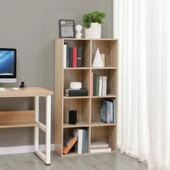 VASAGLE Raumteiler »LBC203 LBC24«, Würfelregal, Bücherschrank, freistehend, als Dekoration, Wohnzimmer, Schlafzimmer, Kinderzimmer Eiche Hell, Weiß, Vintage 52 VASAGLE Raumteiler »LBC203 LBC24«, Würfelregal, Bücherschrank, freistehend, als Dekoration, Wohnzimmer, Schlafzimmer, Kinderzimmer Eiche Hell, Weiß, Vintage -Vasagleaus Geschaft f8efc499 1904 440e 81db 7eef9e2dcf68